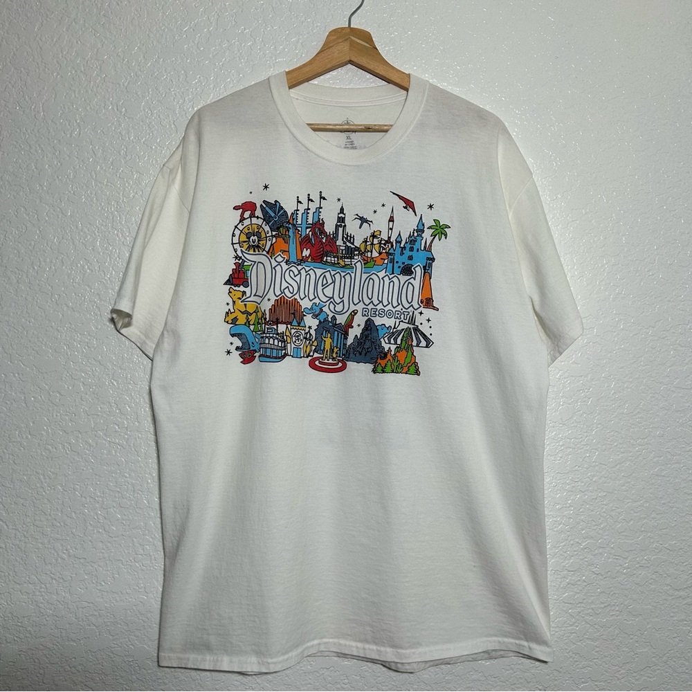 Disneyland White Men's Shirt